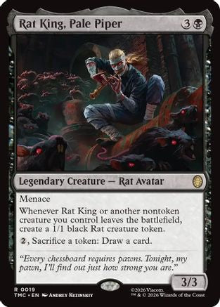 Image of Rat King, Pale Piper (TMC-019) - Commander: Teenage Mutant Ninja Turtles