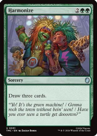 Image of Harmonize (TMC-051) - Commander: Teenage Mutant Ninja Turtles