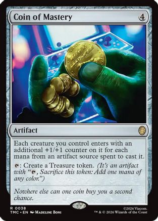 Image of Coin of Mastery (TMC-038) - Commander: Teenage Mutant Ninja Turtles