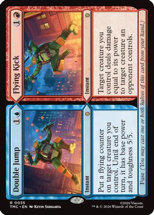 Image of Double Jump // Flying Kick (TMC-035) - Commander: Teenage Mutant Ninja Turtles