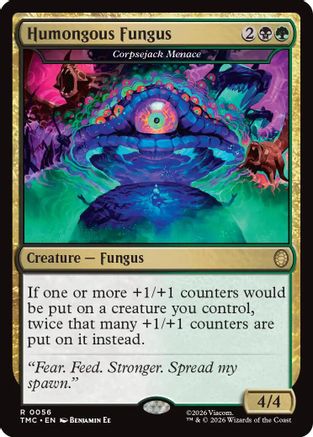 Image of Humongous Fungus - Corpsejack Menace (TMC-056) - Commander: Teenage Mutant Ninja Turtles