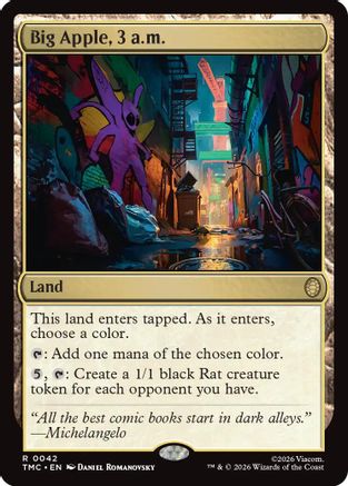 Image of Big Apple, 3 a.m. (TMC-042) - Commander: Teenage Mutant Ninja Turtles
