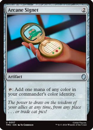 Image of Arcane Signet (TMC-057) - Commander: Teenage Mutant Ninja Turtles Foil