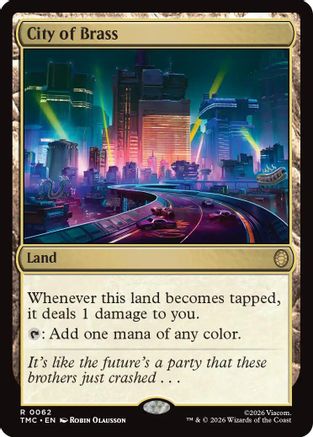 Image of City of Brass (TMC-062) - Commander: Teenage Mutant Ninja Turtles