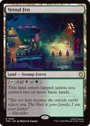 Image of Vernal Fen (TMC-081) - Commander: Teenage Mutant Ninja Turtles