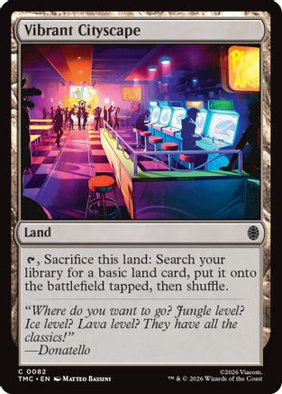 Image of Vibrant Cityscape (TMC-082) - Commander: Teenage Mutant Ninja Turtles