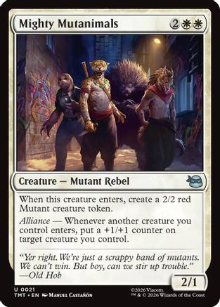 Image of Mighty Mutanimals (TMT-021) - Teenage Mutant Ninja Turtles