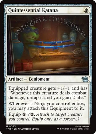 Image of Quintessential Katana (TMT-023) - Teenage Mutant Ninja Turtles
