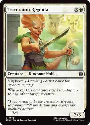 Image of Triceraton Regenta (TMC-105) - Commander: Teenage Mutant Ninja Turtles
