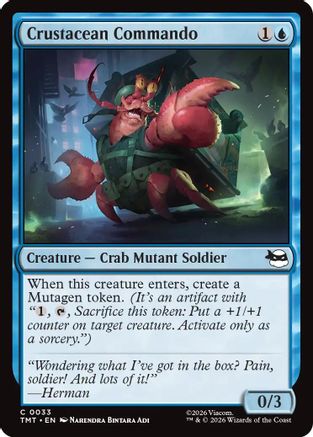 Image of Crustacean Commando (TMT-033) - Teenage Mutant Ninja Turtles Foil