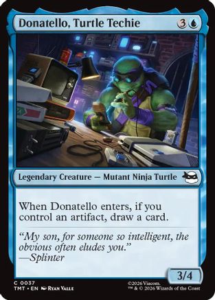 Image of Donatello, Turtle Techie (TMT-037) - Teenage Mutant Ninja Turtles Foil