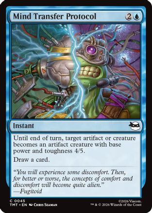Image of Mind Transfer Protocol (TMT-045) - Teenage Mutant Ninja Turtles Foil