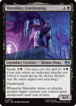 Image of Shredder, Unrelenting (TMT-074) - Teenage Mutant Ninja Turtles