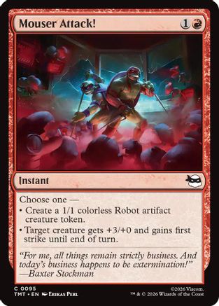 Image of Mouser Attack! (TMT-095) - Teenage Mutant Ninja Turtles Foil