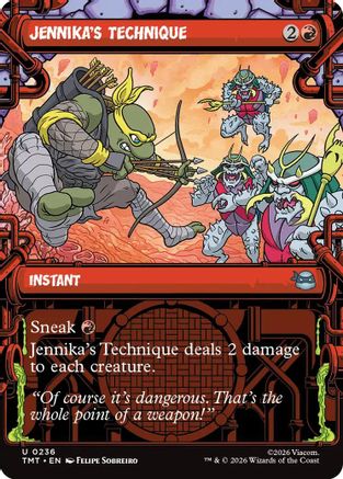Image of Jennika's Technique (Showcase) (TMT-236) - Teenage Mutant Ninja Turtles