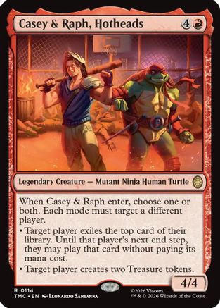 Image of Casey & Raph, Hotheads (TMC-114) - Commander: Teenage Mutant Ninja Turtles