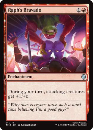Image of Raph's Bravado (TMC-119) - Commander: Teenage Mutant Ninja Turtles