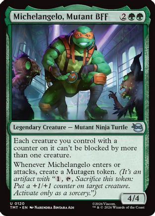Image of Michelangelo, Mutant BFF (TMT-120) - Teenage Mutant Ninja Turtles