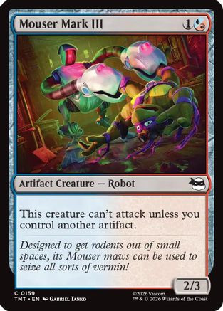 Image of Mouser Mark III (TMT-159) - Teenage Mutant Ninja Turtles Foil