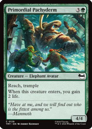 Image of Primordial Pachyderm (TMT-129) - Teenage Mutant Ninja Turtles