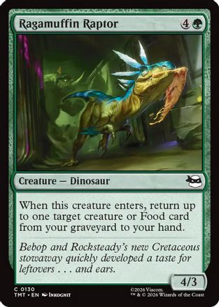 Image of Ragamuffin Raptor (TMT-130) - Teenage Mutant Ninja Turtles Foil