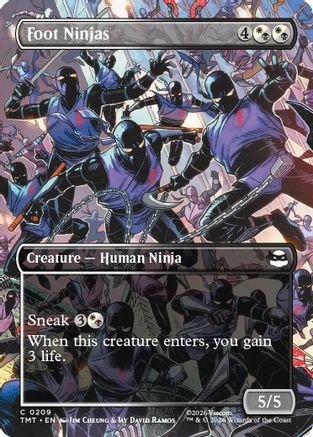 Image of Foot Ninjas (Borderless) (TMT-209) - Teenage Mutant Ninja Turtles