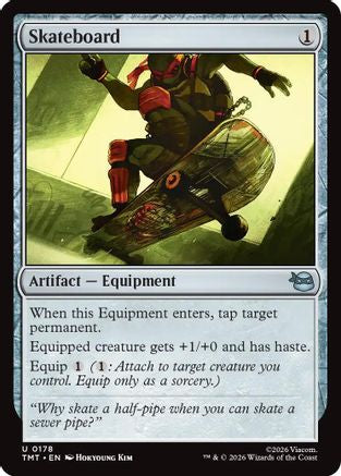 Image of Skateboard (TMT-178) - Teenage Mutant Ninja Turtles Foil