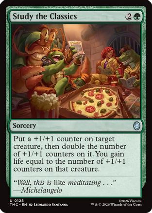 Image of Study the Classics (TMC-128) - Commander: Teenage Mutant Ninja Turtles