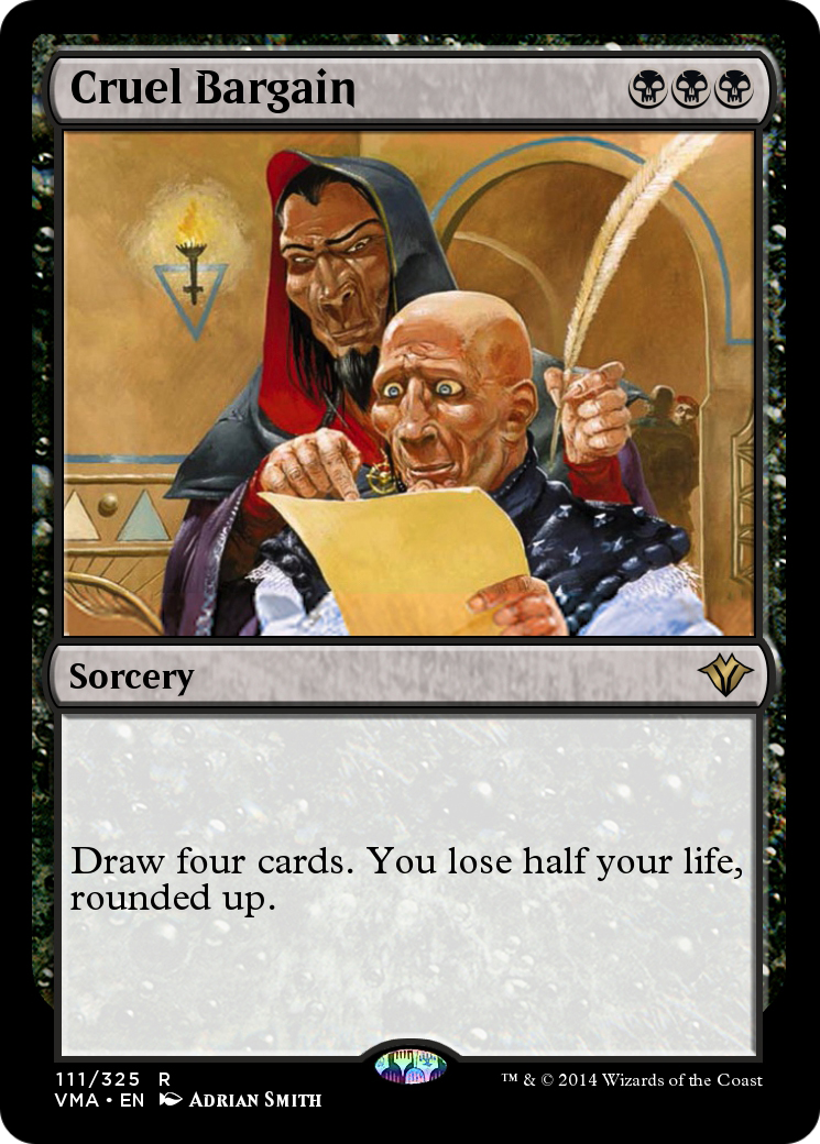 Image of Cruel Bargain (VMA-111) - Vintage Masters Foil