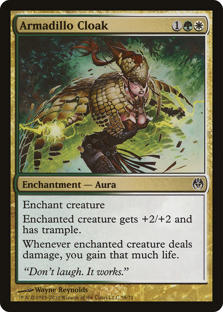 Image of Armadillo Cloak (DDE-058) - Duel Decks: Phyrexia vs. the Coalition