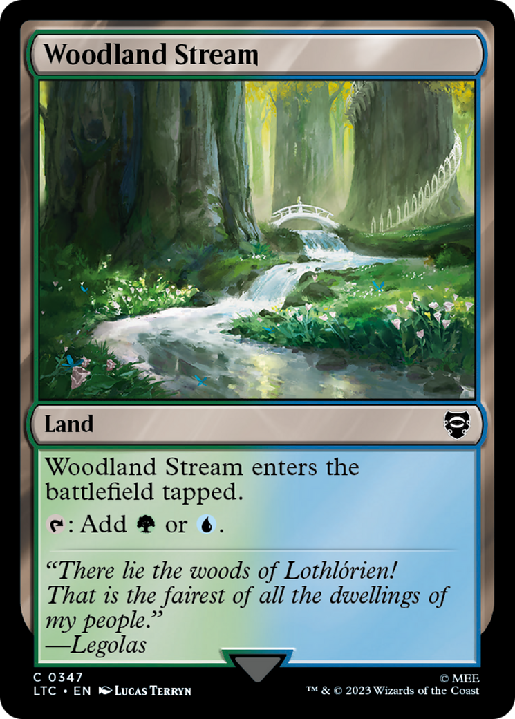 Image of Woodland Stream (LTC-347) - Tales of Middle-earth Commander