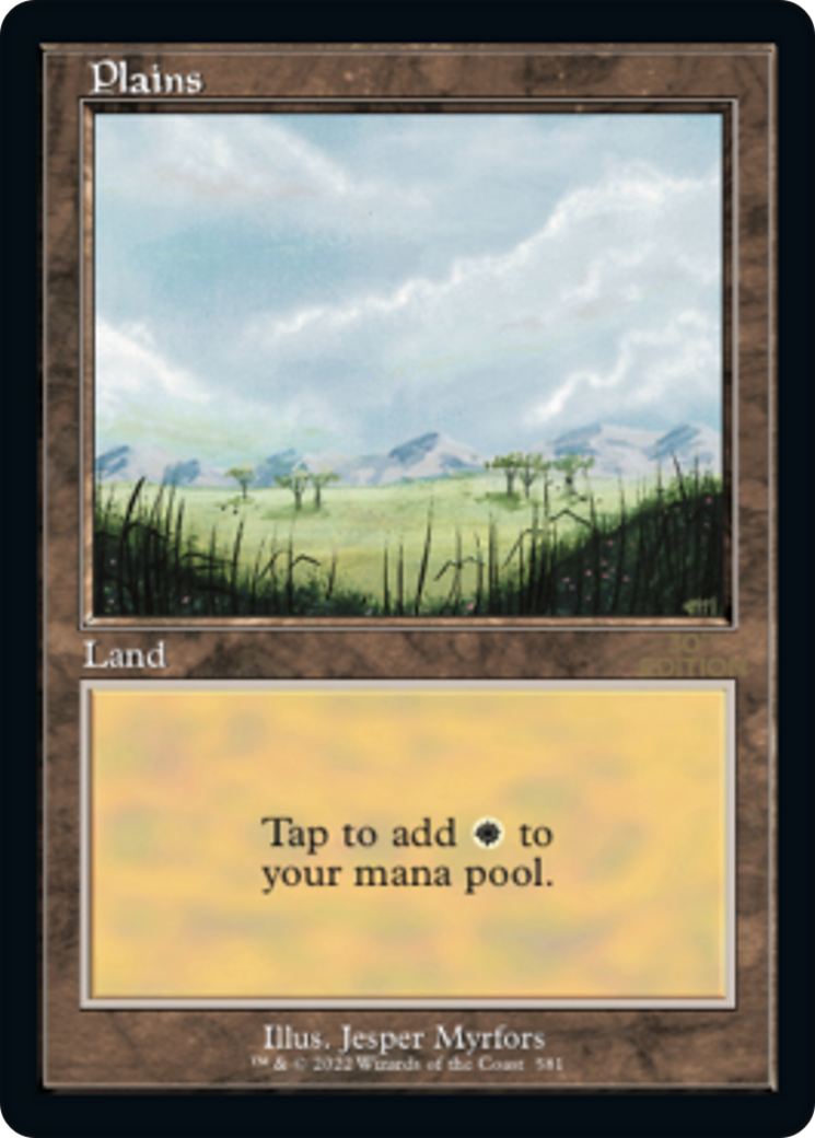 Image of Plains (581) (Retro Frame) (30A-581) - 30th Anniversary Edition