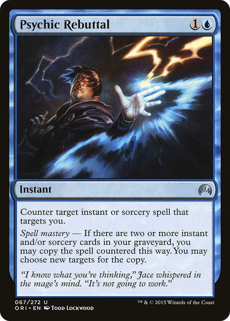Image of Psychic Rebuttal (ORI-067) - Magic Origins Foil
