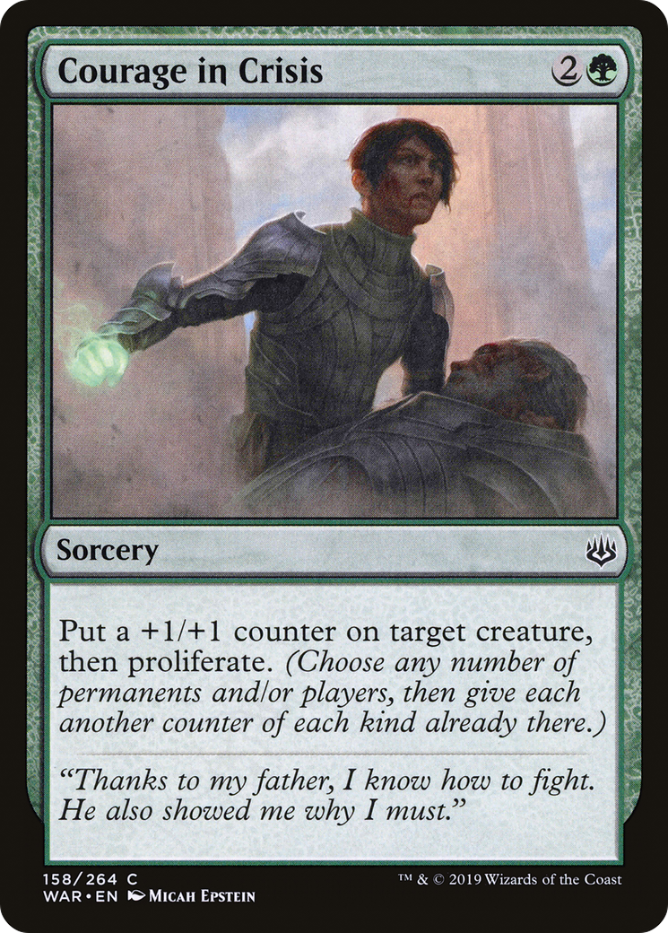 Image of Courage in Crisis (WAR-158) - War of the Spark