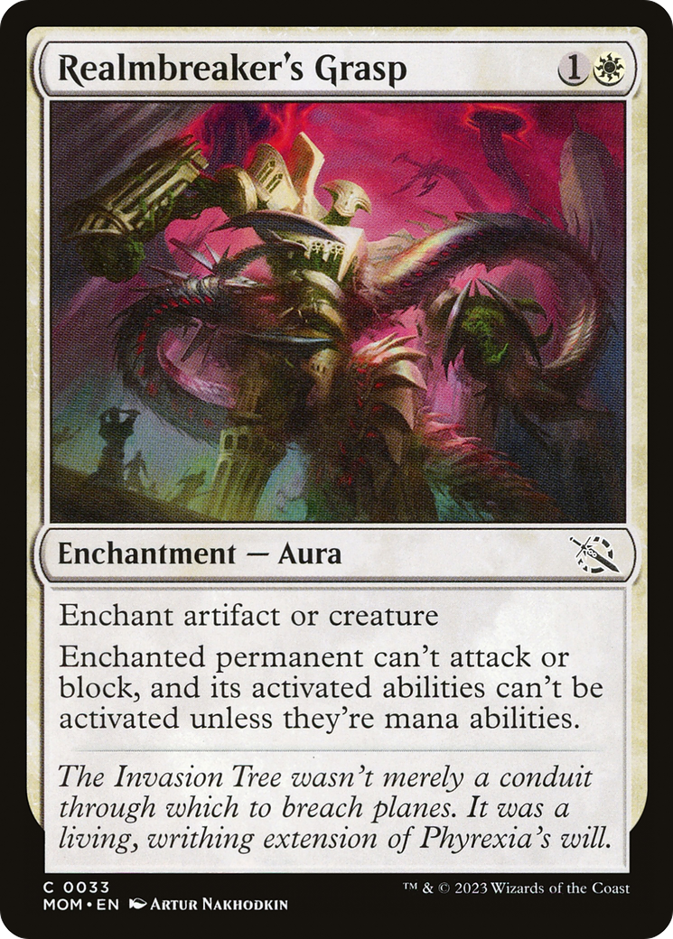 Image of Realmbreaker's Grasp (MOM-033) - March of the Machine Foil