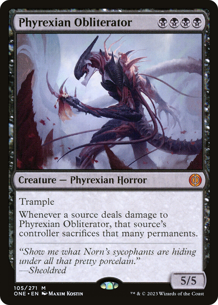 Image of Phyrexian Obliterator (ONE-105) - Phyrexia: All Will Be One