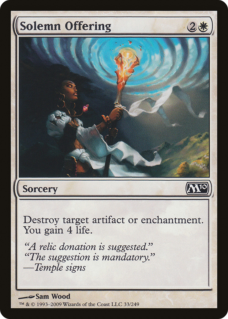 Image of Solemn Offering (M10-033) - Magic 2010