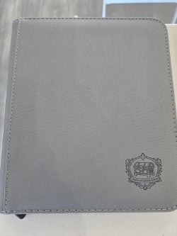 Image of TroveOfCollectibles 4 pocket toploader Binder Gray