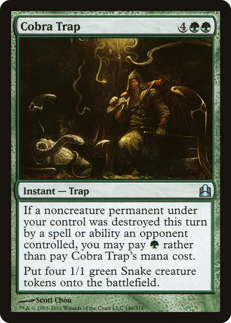 Image of Cobra Trap (CMD-146) - Commander 2011