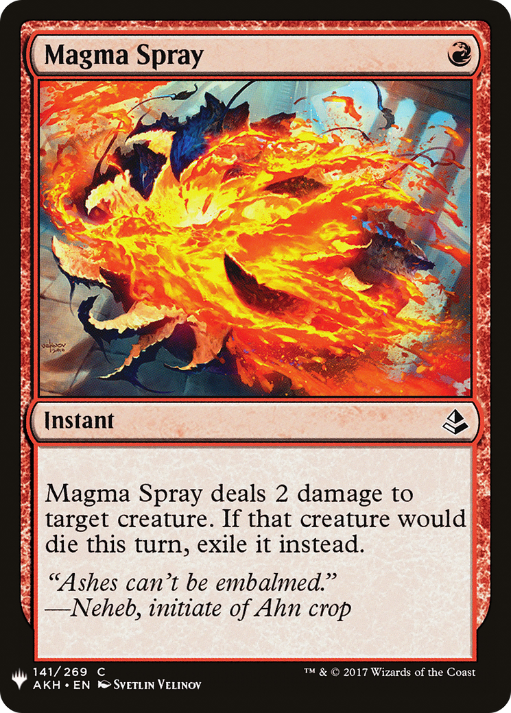 Image of Magma Spray (LIST-141) - The List