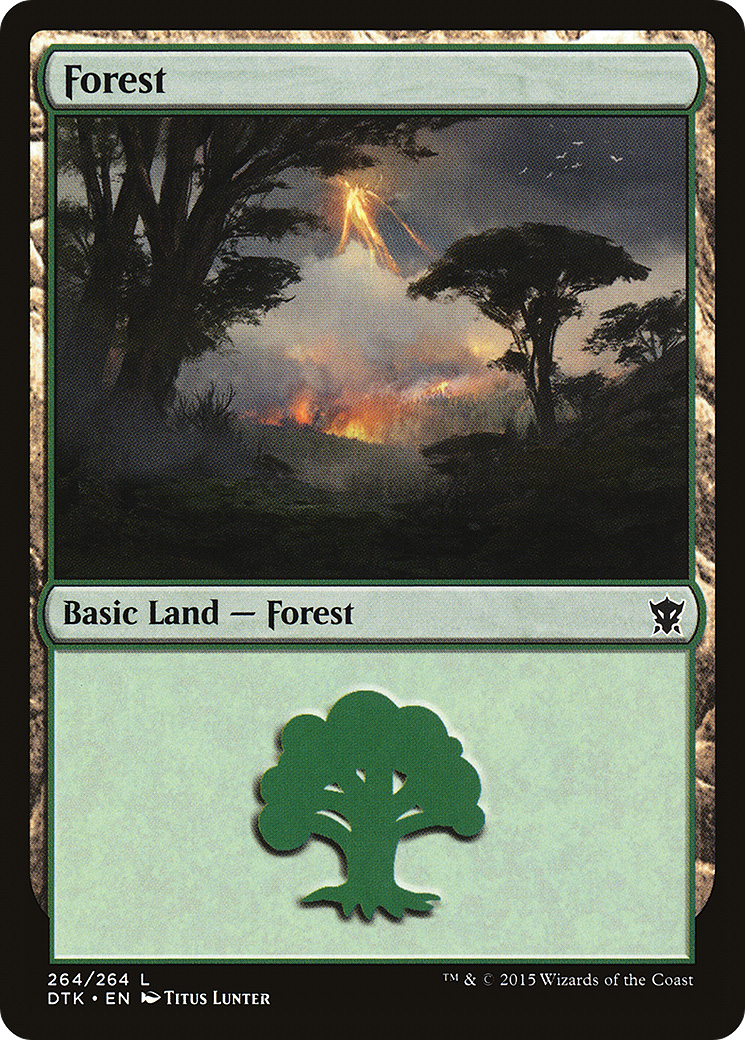 Image of Forest (264) (DTK-264) - Dragons of Tarkir