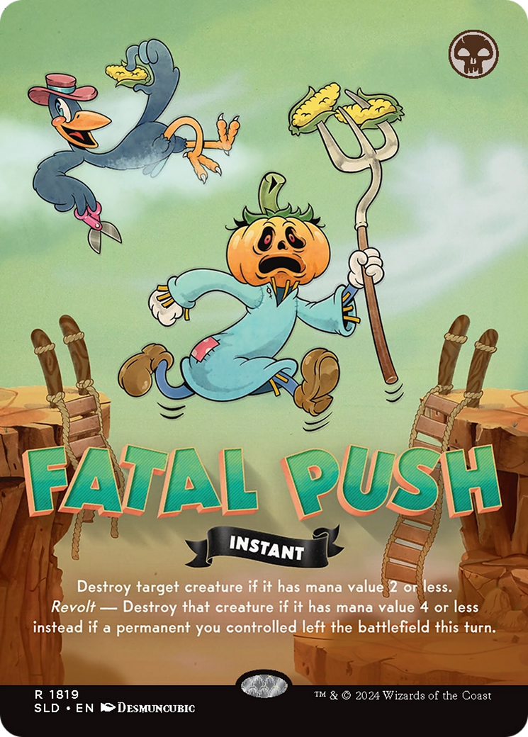 Image of Fatal Push (SLD-1819) - Secret Lair Drop (Borderless) Foil