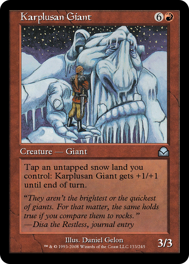Image of Karplusan Giant (ME2-133) - Masters Edition II Foil