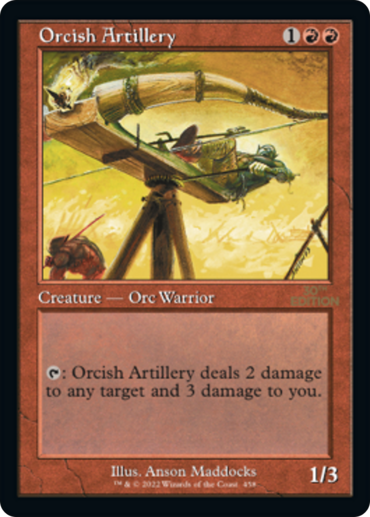 Image of Orcish Artillery (Retro Frame) (30A-458) - 30th Anniversary Edition