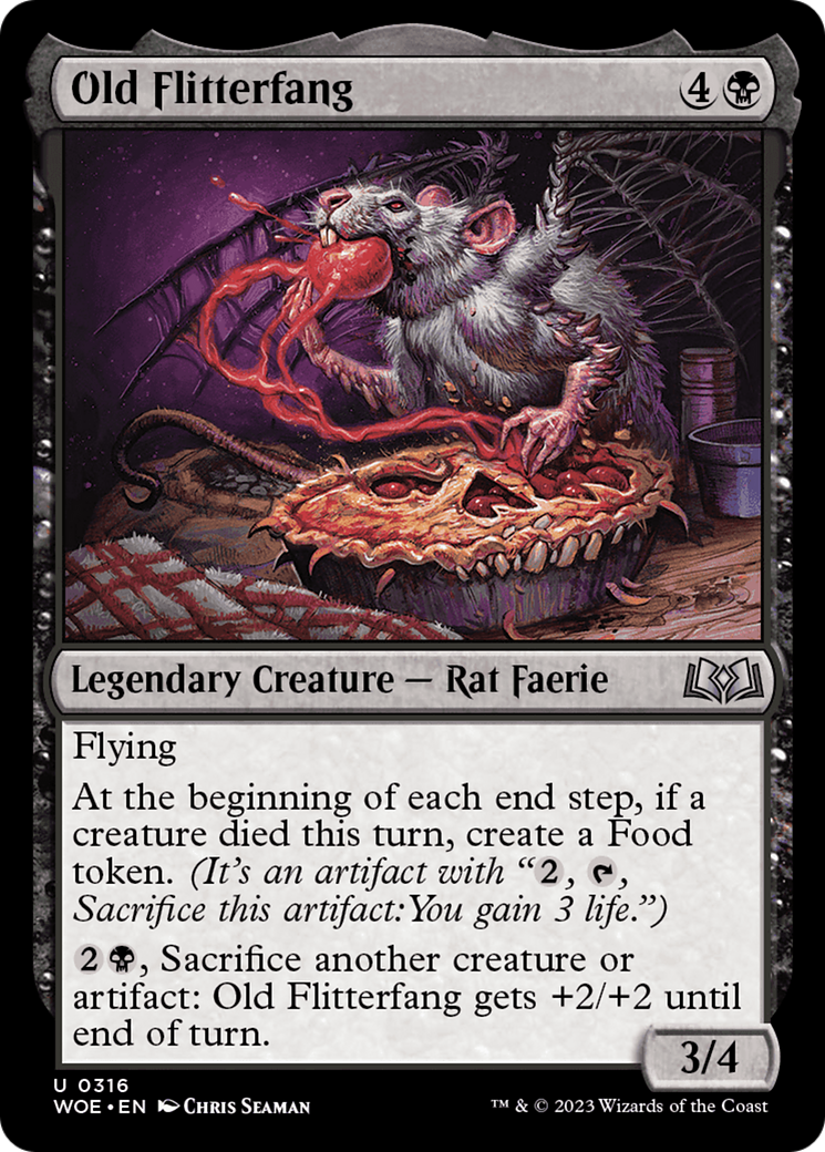 Image of Old Flitterfang (WOE-316) - Wilds of Eldraine