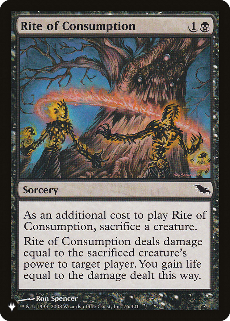 Image of Rite of Consumption (LIST-SHM-76) - The List