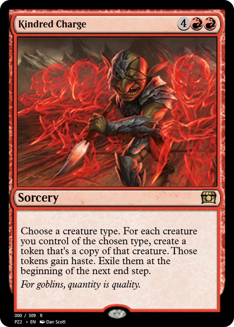 Image of Kindred Charge (PZ2-65721) - Treasure Chest Foil