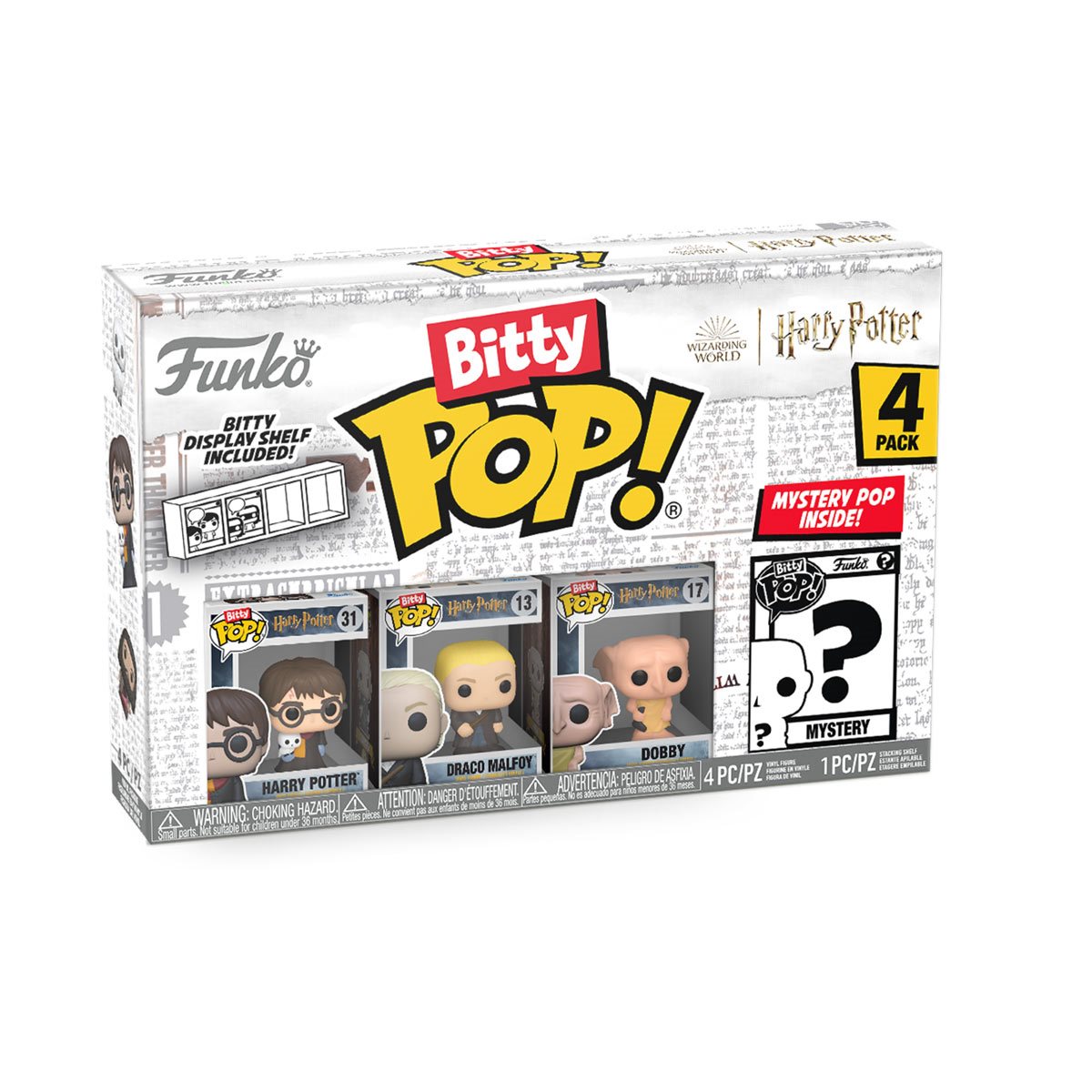 Image of Harry Potter Harry Funko Bitty Pop! Mini-Figure 4-Pack