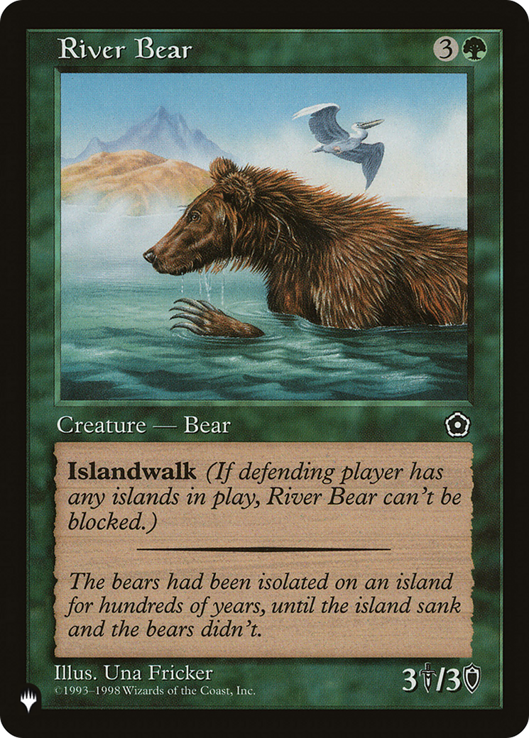 Image of River Bear (LIST-P02-144) - The List