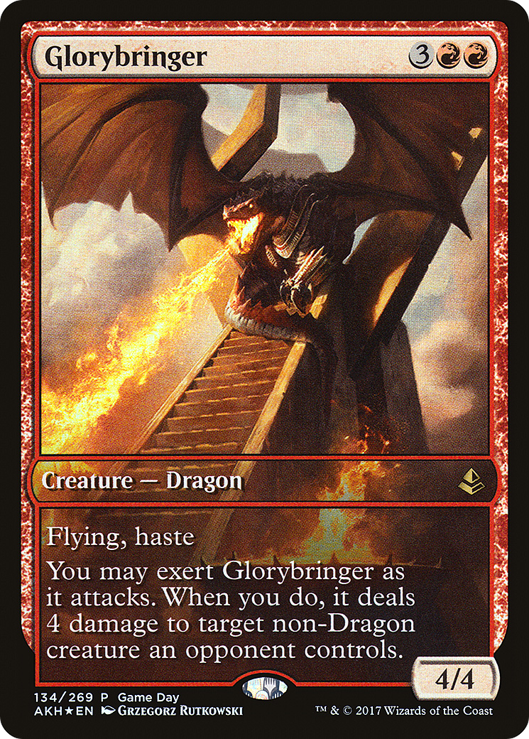 Image of Glorybringer (GAME-134) - Amonkhet Promos Foil